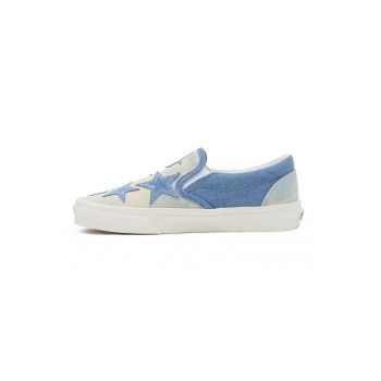 Pantofi sport slip-on cu model cu stele din denim Classic ieftini de firma originali