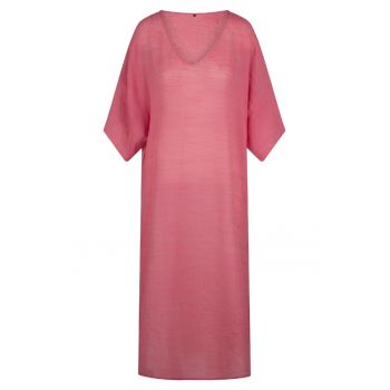 Rochie dreapta lunga cu slituri laterale 31485