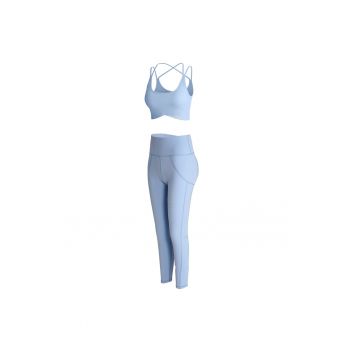 Set de top crop si colanti Classy 29061