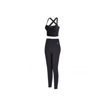 Set de top crop si colanti pentru antrenament - 2 piese
