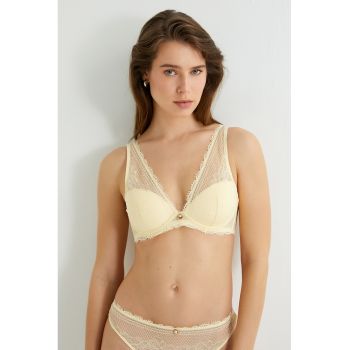 Sutien cu strat exterior de dantela