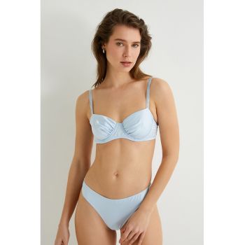 Sutien uni cu fronseuri