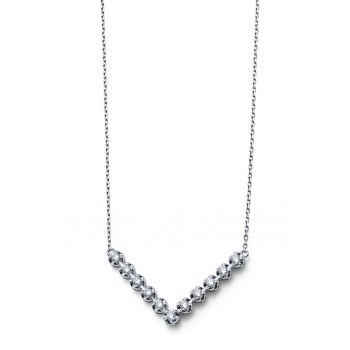 Colier din argint 925 decorat cu zirconia
