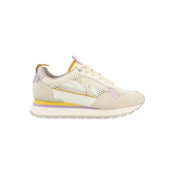 Pantofi sport colorblock cu insertii de plasa