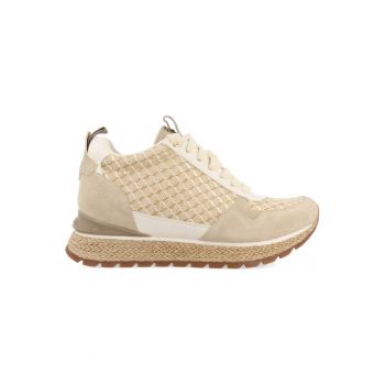 Pantofi sport cu insertii de rafie Puke