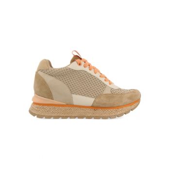 Pantofi sport cu insertii din material textil Kajan