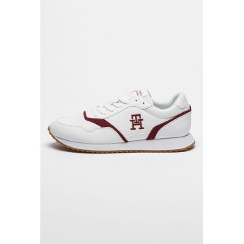 Pantofi sport cu insertii din piele intoarsa