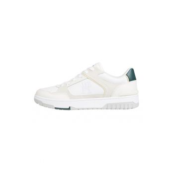 Pantofi sport de piele cu insertii de piele intoarsa