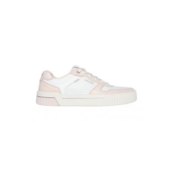 Pantofi sport de piele ecologica cu logo