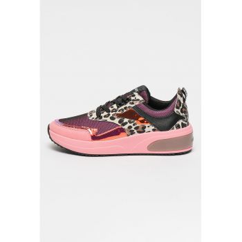 Pantofi sport de piele ecologica su material textil Deans ieftini