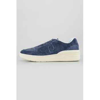 Pantofi sport de piele intoarsa cu insertii sintetice