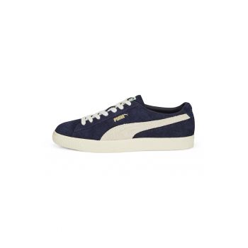 Pantofi sport de piele intoarsa cu logo Vintage