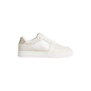 Pantofi sport de piele si piele intoarsa