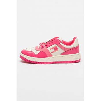 Pantofi sport din piele cu logo