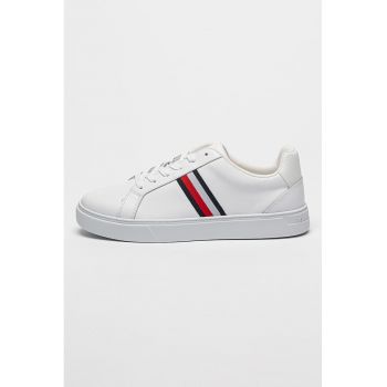 Pantofi sport din piele cu logo
