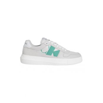 Pantofi sport din piele cu sireturi