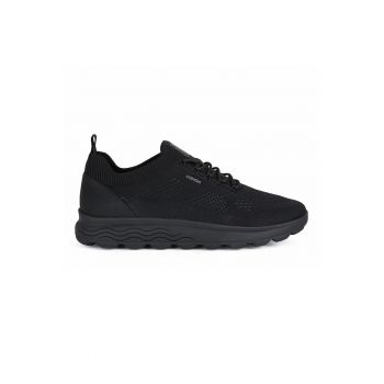 Pantofi sport din plasa tricotata cu logo