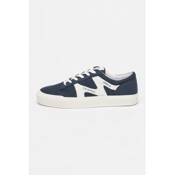 Pantofi sport low-cut cu detalii logo