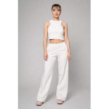Set de top crop si pantaloni de trening