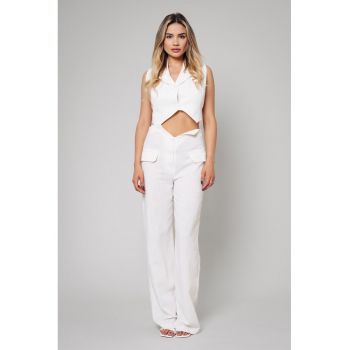 Set de vesta uni si pantaloni