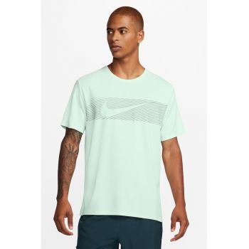 Tricou cu detalii fosforescente pentru alergare Miler Flash
