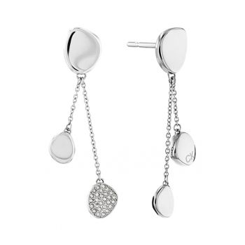 Cercei drop cu zirconia