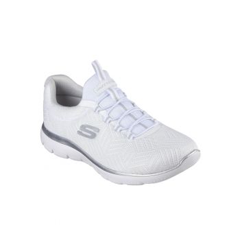 Pantofi dama sport SUMMITS ARTISTRY CHIC 150119 WHITE/SILVER ieftini de firma originali