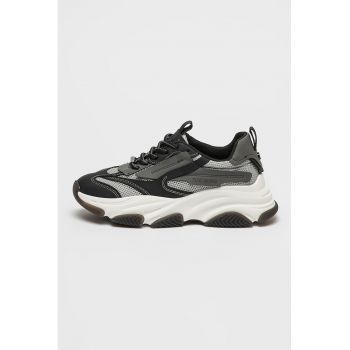 Pantofi sport cu insertii de plasa Possess