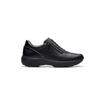 Pantofi sport de piele cu fermoar lateral