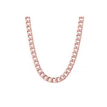 Colier placat cu aur rose de 14k