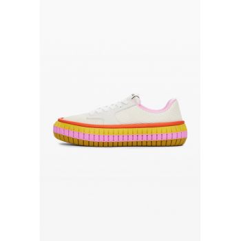 Pantofi sport cu garnituri de piele