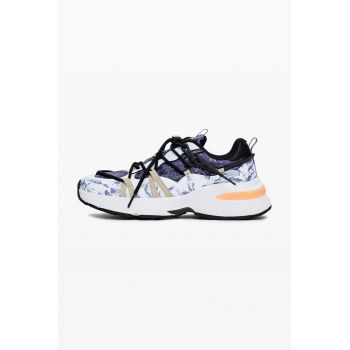 Pantofi sport cu garnituri textile