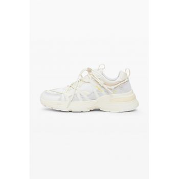 Pantofi sport cu insertii de piele intoarsa