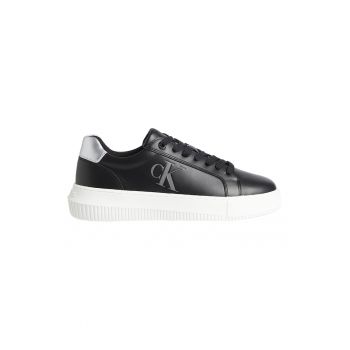 Pantofi sport de piele cu logo lateral