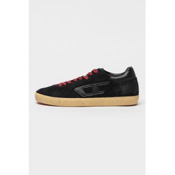 Pantofi sport de piele intoarsa cu insertii de piele ecologica si material textil S-Leroji
