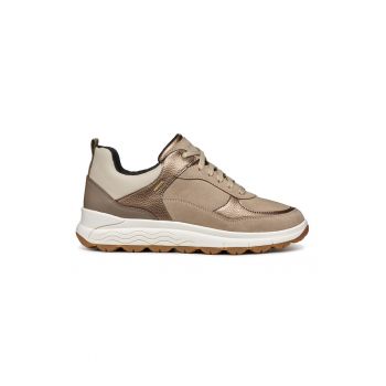 Pantofi sport de piele si piele intoarsa