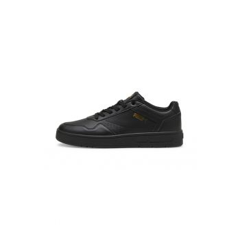 Pantofi sport din piele ecologica cu logo discret