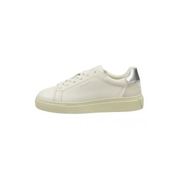 Pantofi sport din piele si piele intoarsa cu logo Julice