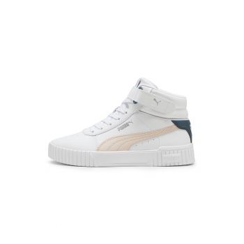 Pantofi sport mid-high de piele si piele ecologica Carina 2.0