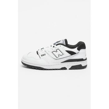 Pantofi sport unisex de piele si insertii textile 550