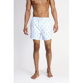 Pantaloni scurti capri de baie cu imprimeu