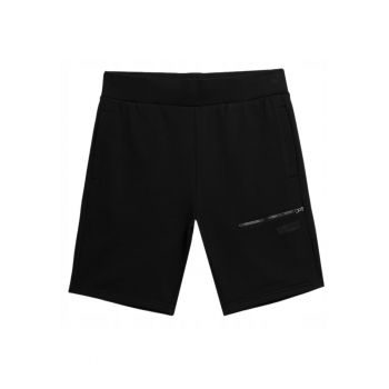 Pantaloni scurti de trening pentru barbati -  Bumbac/Poliester - Negru22