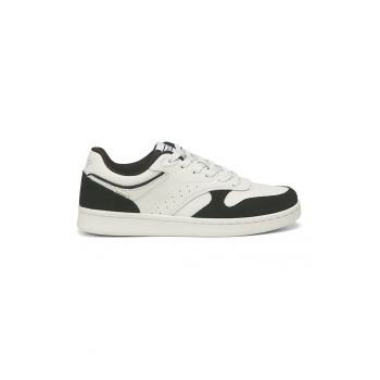 Pantofi sport de piele si piele intoarsa