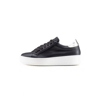 Pantofi sport de piele si piele intoarsa