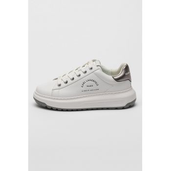 Pantofi sport din piele cu talpa wedge Kapri