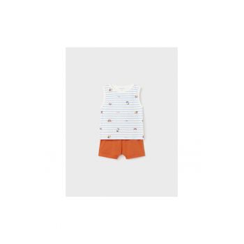 Pijama copii -  302025398 - Bumbac - Elastan - Portocaliu