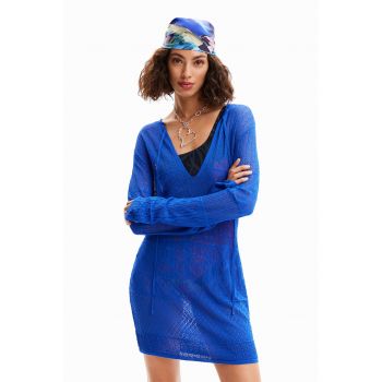Rochie de plaja cu aspect pointelle El Cairo