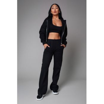 Set de hanorac cu fermoar si pantaloni sport