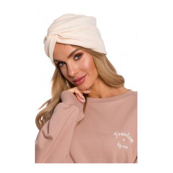 Turban dama -  Bumbac - Crem - Marime Universala