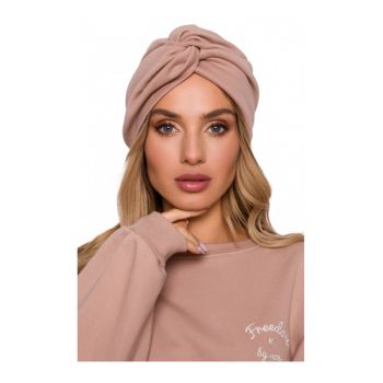 Turban dama -  Bumbac - Roz mocca - Marime Universala